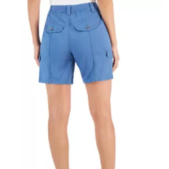 Style & Co Zig Zag Table Mid Rise Comfort Fit Bermuda Shorts Studio - Picture 2 of 15